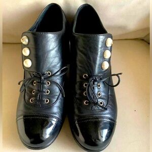 Chanel Calfskin Ankle Boots with Pearl accents Size 39 in box with 2 dust bags